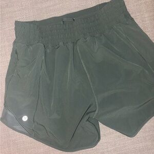 Lululemon Dark Green Athletic Shorts